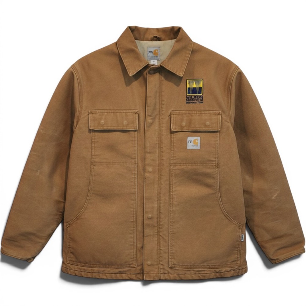 Carhartt FR Flame Resistant Duck Traditional Coat Brown FRC066 BRN Mens Large